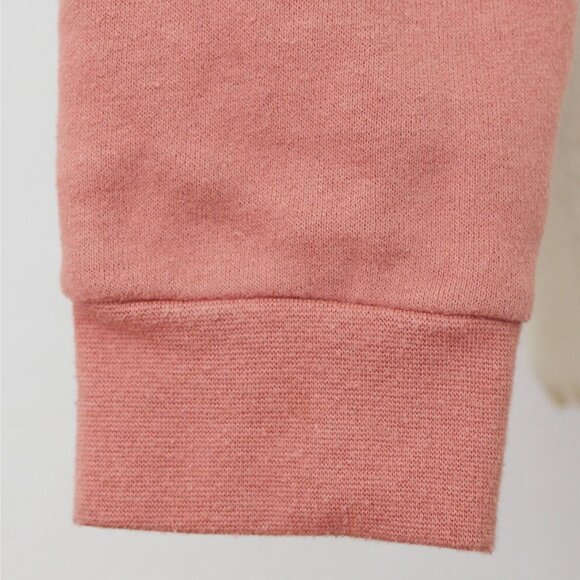 Betsey Johnson Performance Mauve Pink FANCY Lace Applique Crew Neck Sweatshirt S - Picture 10 of 12